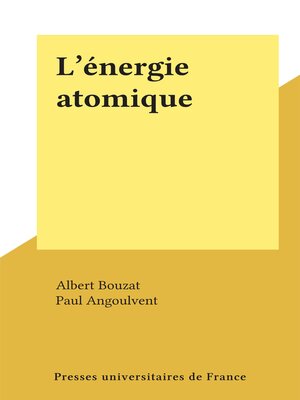 cover image of L'énergie atomique